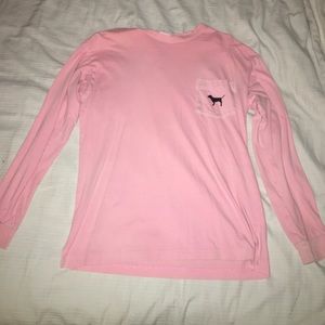 PINK long sleeve tee